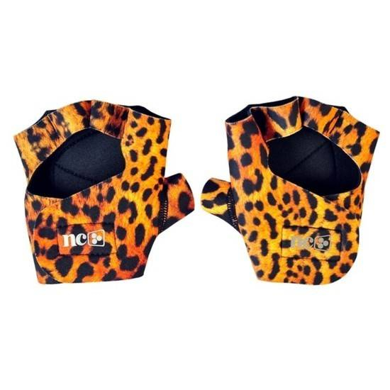 Luva Fitness Neoprene Polegar Animal Print