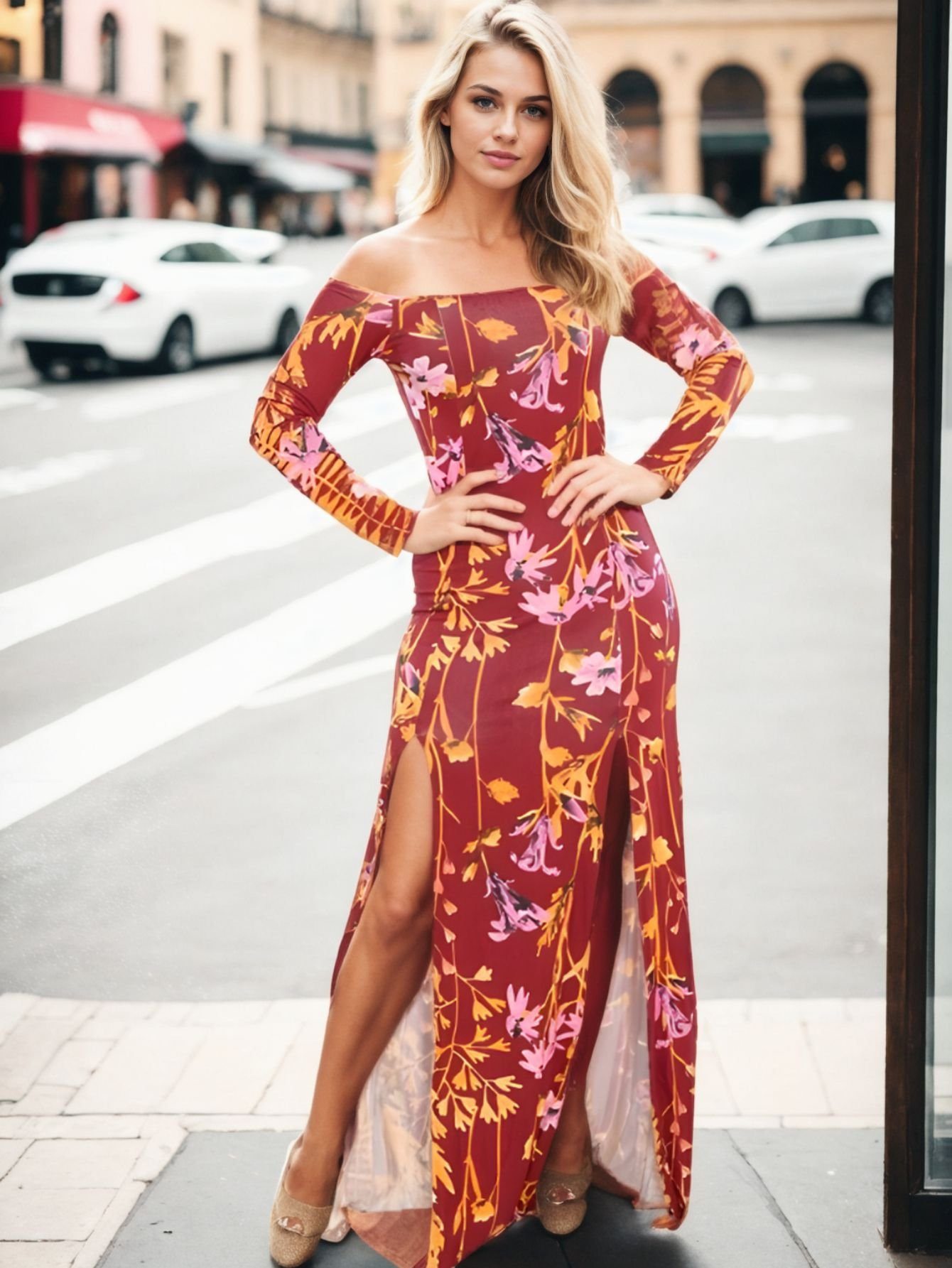 Vestido Longo Madeleine Vermelho Vitrine Outlet